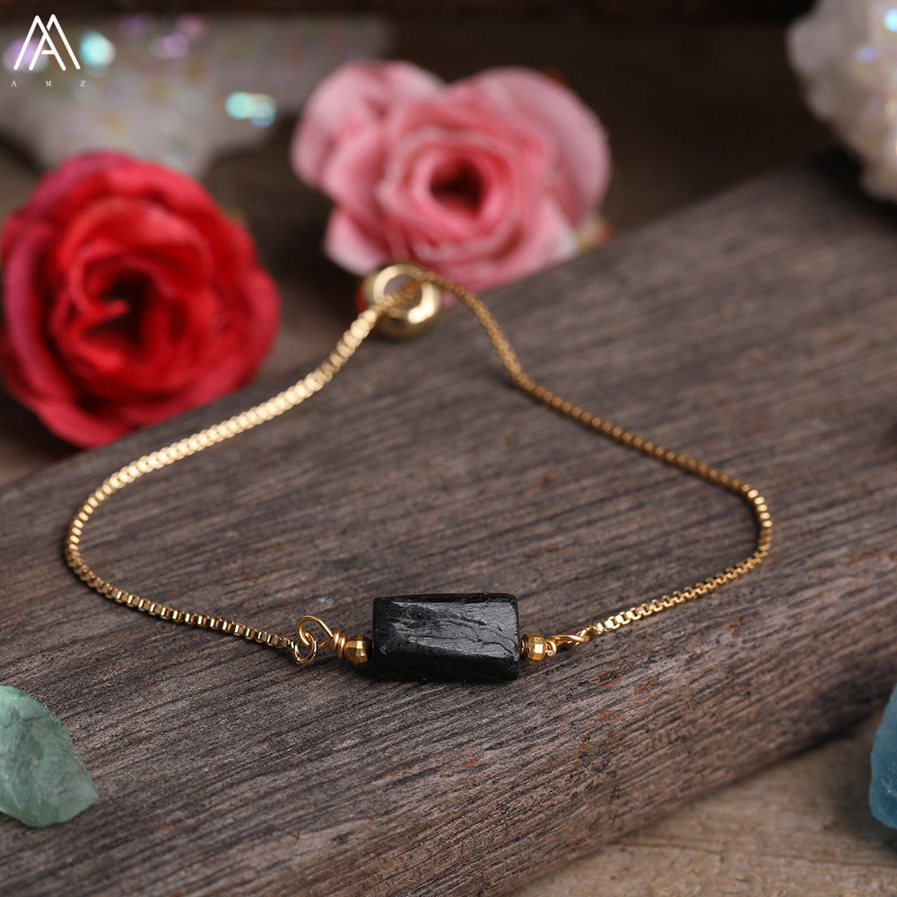 Sacrametal Healing Crystal Bracelet : Minimalist Intention Jewelry