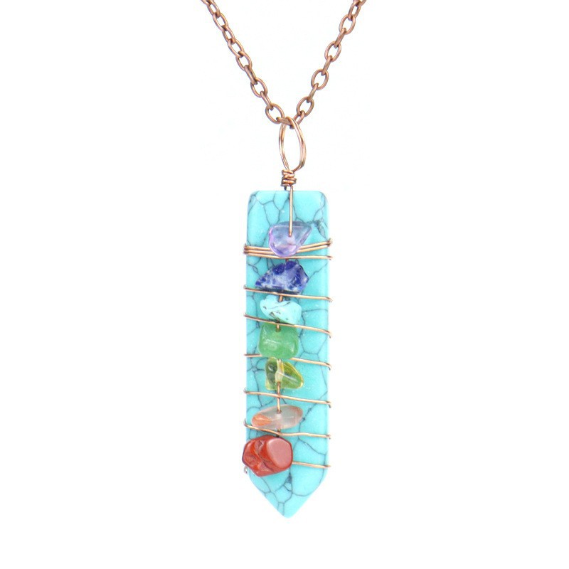 Healing Crystal Unity Pendant Necklace
