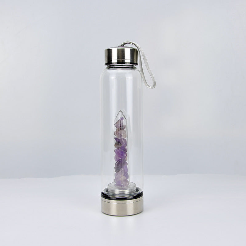 Sacrametal Crystal Infusion Vessel: Intention-Crafted, Portable Hydration