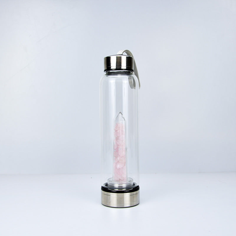 Sacrametal Crystal Infusion Vessel: Intention-Crafted, Portable Hydration