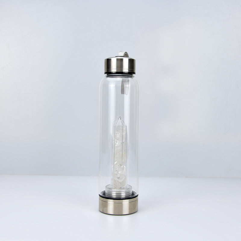 Sacrametal Crystal Infusion Vessel: Intention-Crafted, Portable Hydration