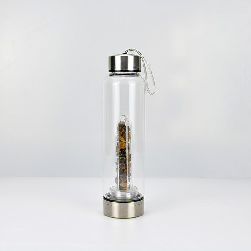 Sacrametal Crystal Infusion Vessel: Intention-Crafted, Portable Hydration