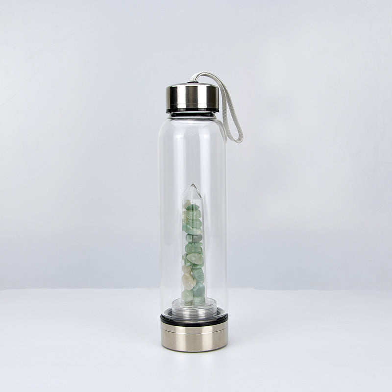 Sacrametal Crystal Infusion Vessel: Intention-Crafted, Portable Hydration