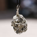 Sacrametal Pyrite Crystal Jewelry: Protection Healing Crystal Necklace