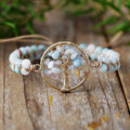 Sacrametal Woven Crystal Bracelet: Tree of Life Intention