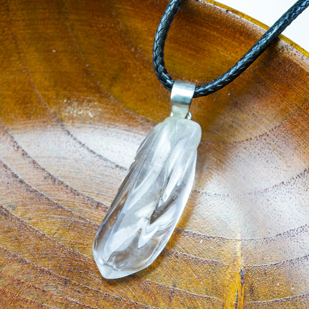 Handcrafted Crystal Tower Necklace - Amethyst, Rose Quartz, Citrine & More