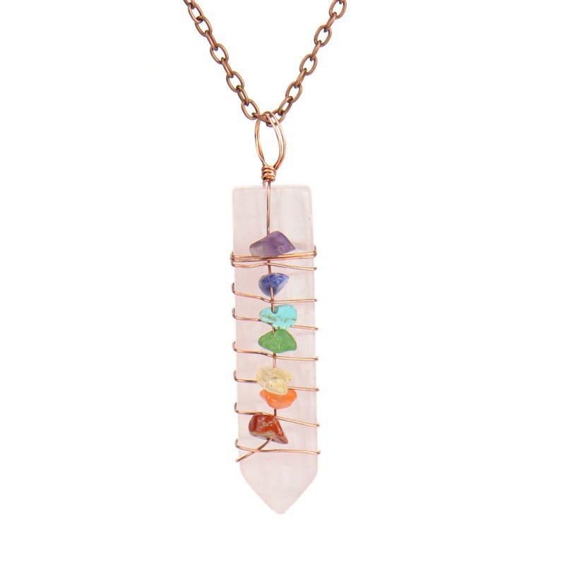 Healing Crystal Unity Pendant Necklace