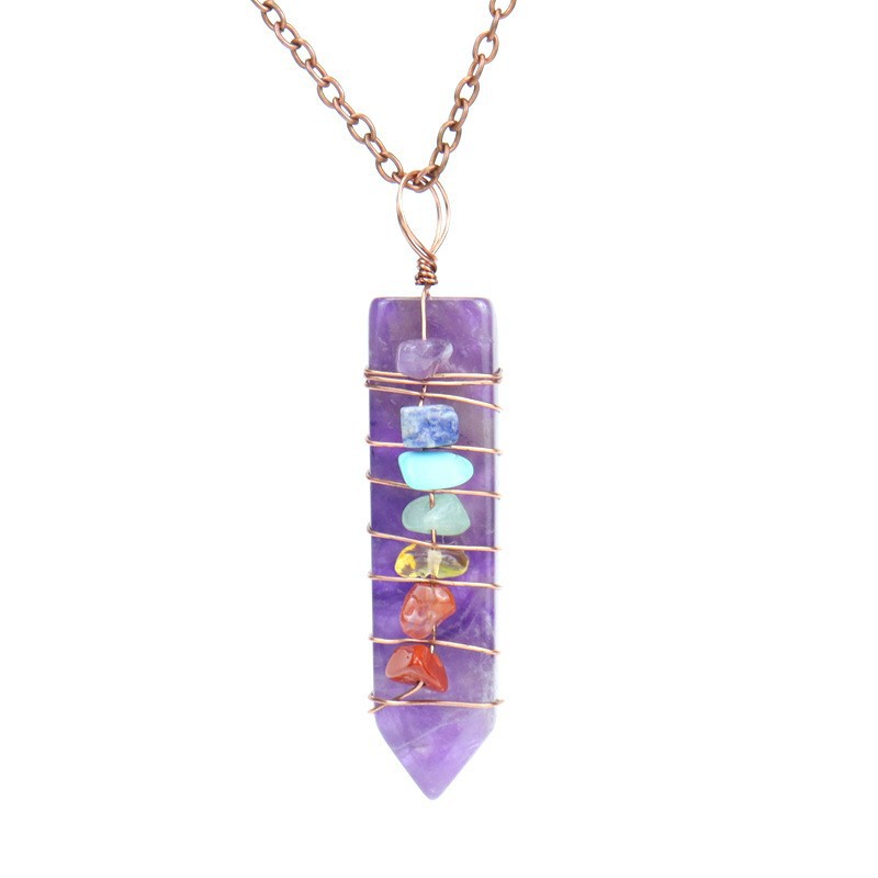 Healing Crystal Unity Pendant Necklace
