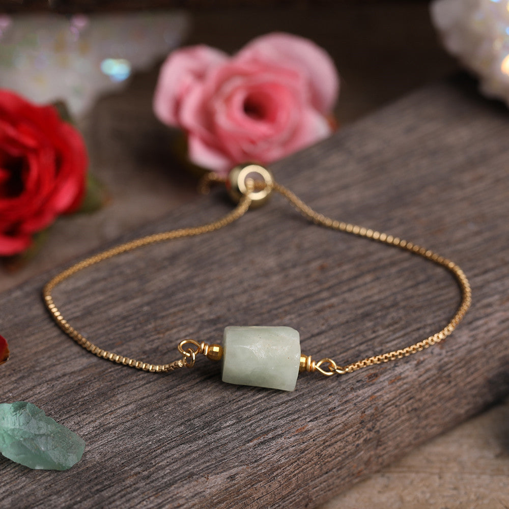 Sacrametal Healing Crystal Bracelet : Minimalist Intention Jewelry