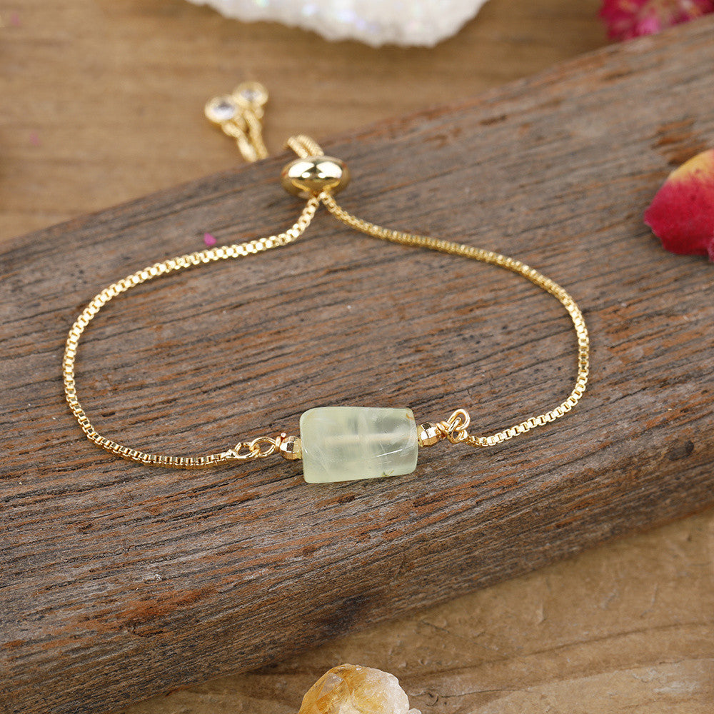 Sacrametal Healing Crystal Bracelet : Minimalist Intention Jewelry
