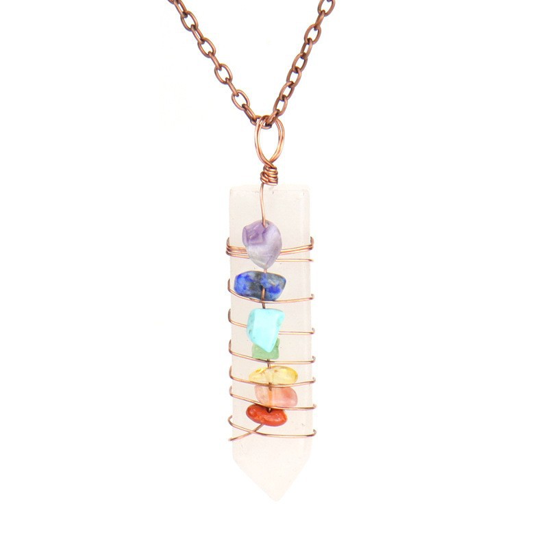 Healing Crystal Unity Pendant Necklace