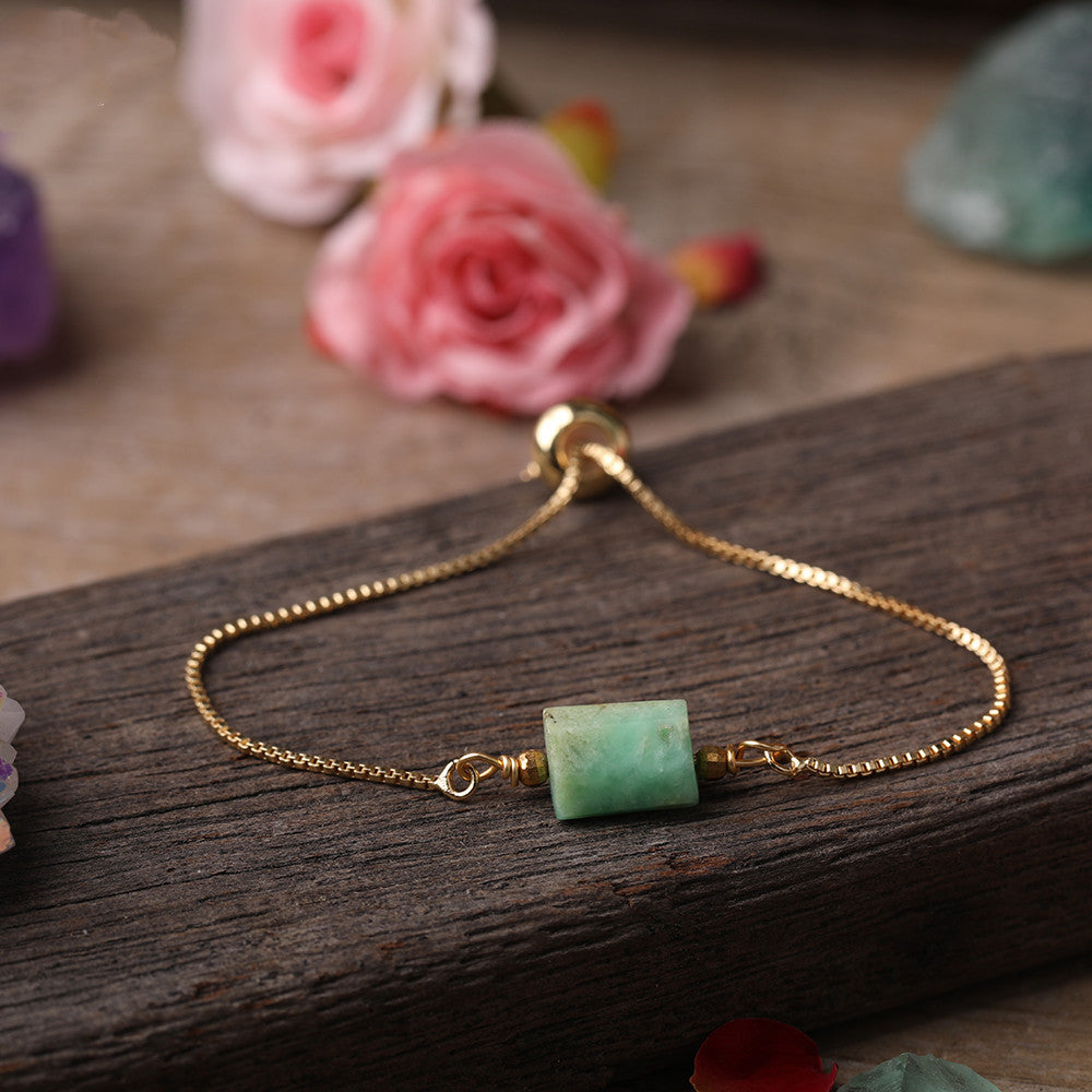 Sacrametal Healing Crystal Bracelet : Minimalist Intention Jewelry