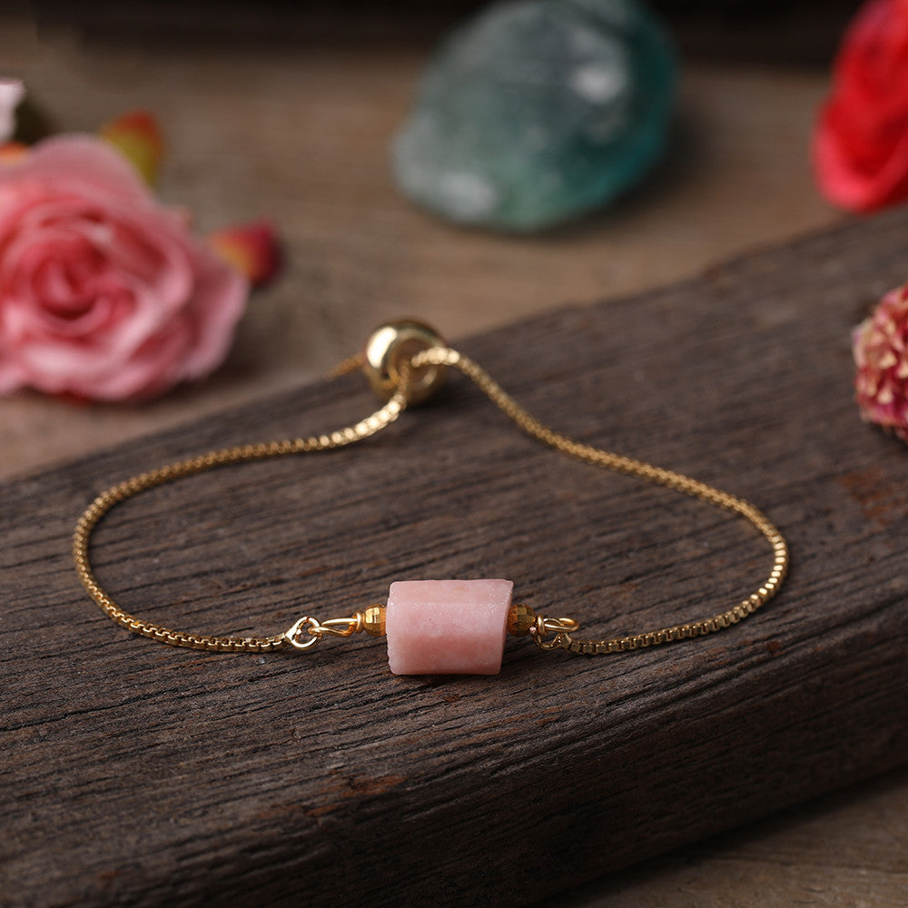 Sacrametal Healing Crystal Bracelet : Minimalist Intention Jewelry