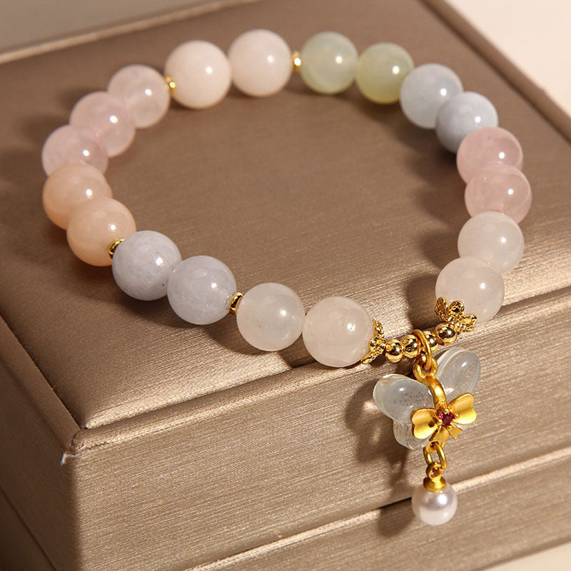 Sacrametal Rose Quartz & Crystal Bracelet: Healing Intentions