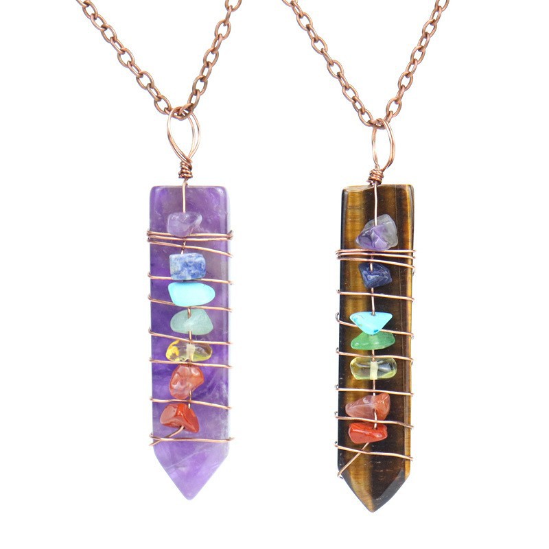 Healing Crystal Unity Pendant Necklace