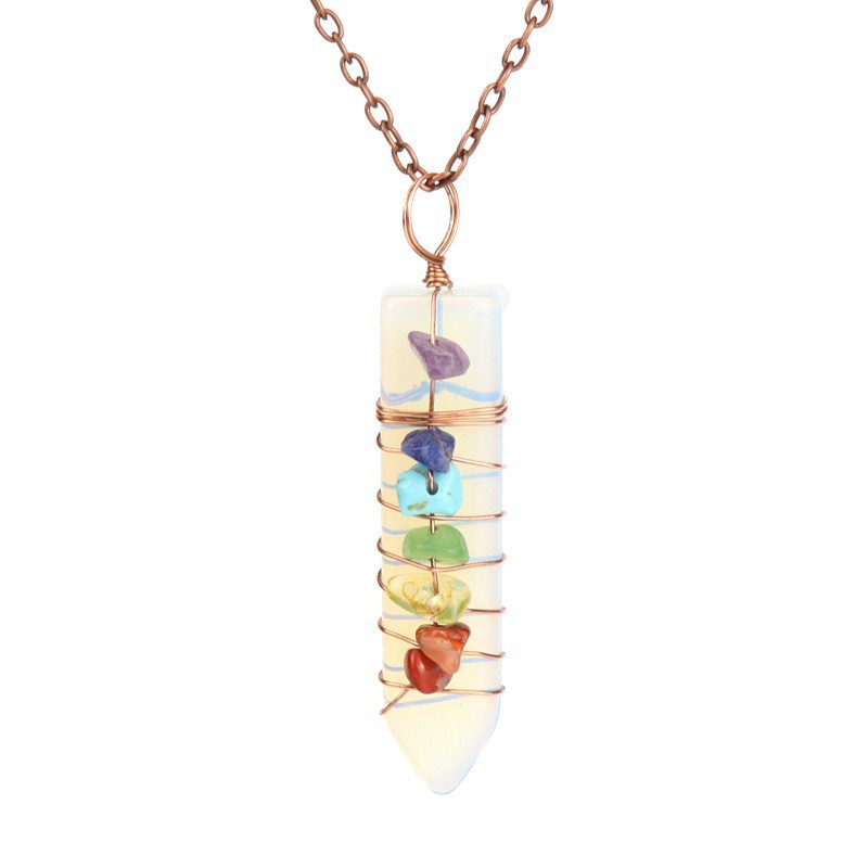 Healing Crystal Unity Pendant Necklace