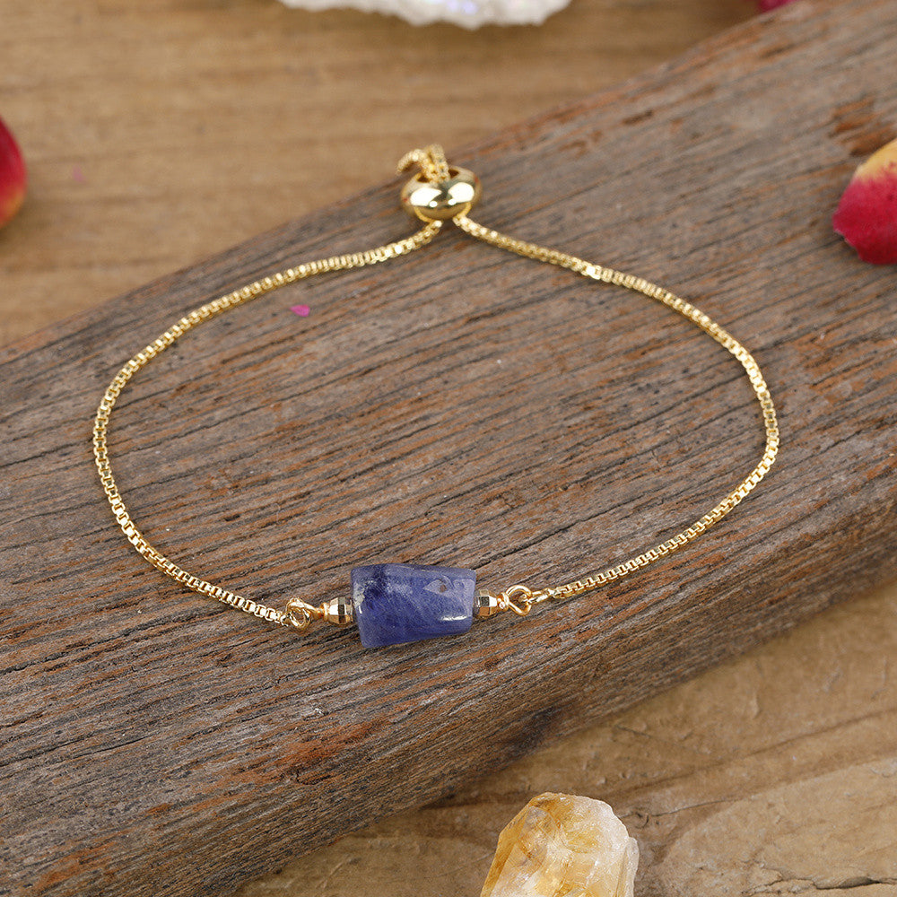 Sacrametal Healing Crystal Bracelet : Minimalist Intention Jewelry
