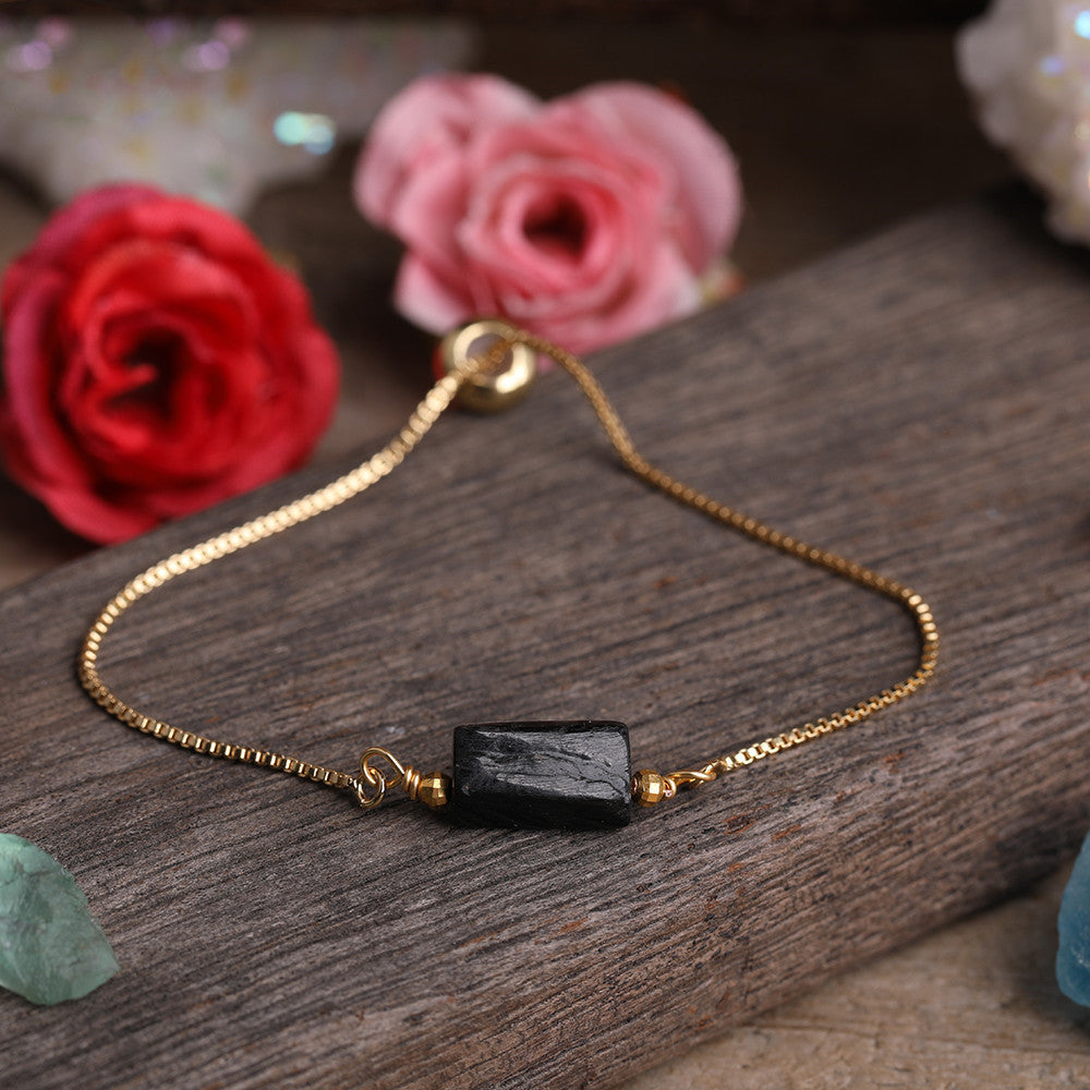 Sacrametal Healing Crystal Bracelet : Minimalist Intention Jewelry