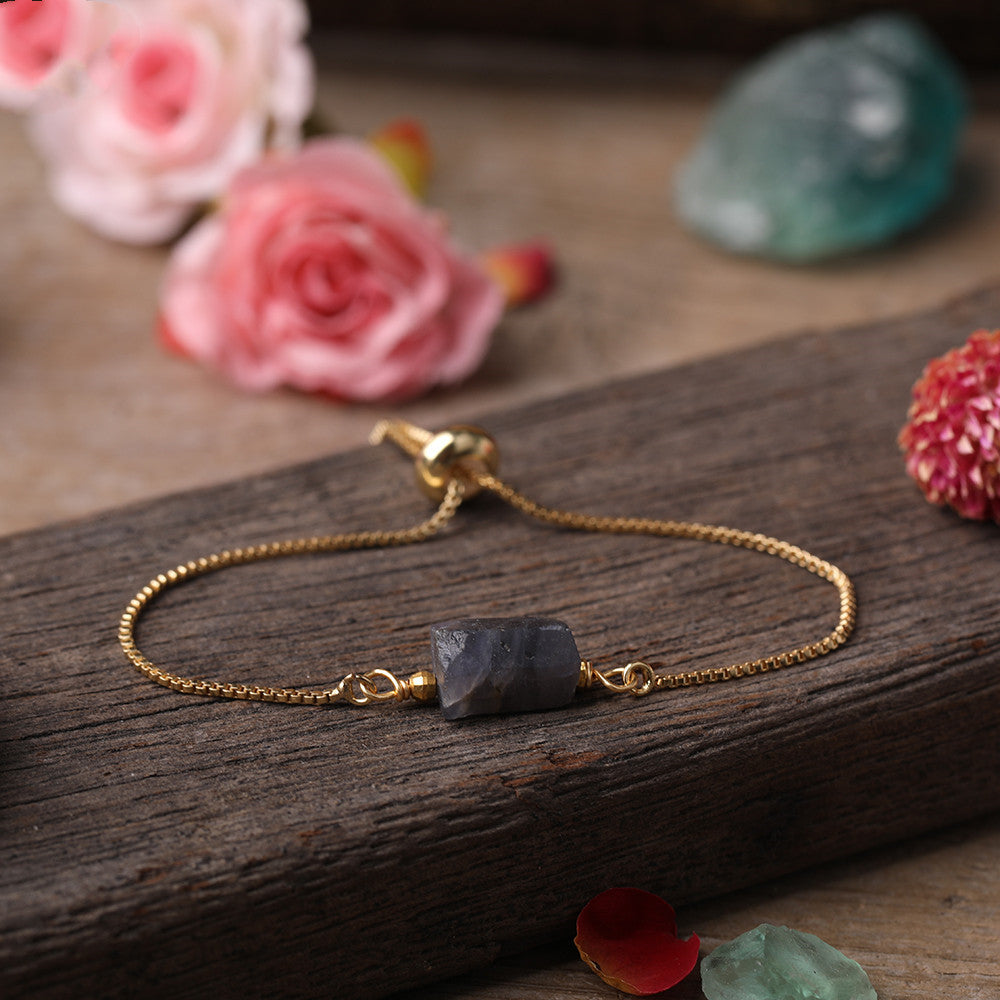 Sacrametal Healing Crystal Bracelet : Minimalist Intention Jewelry
