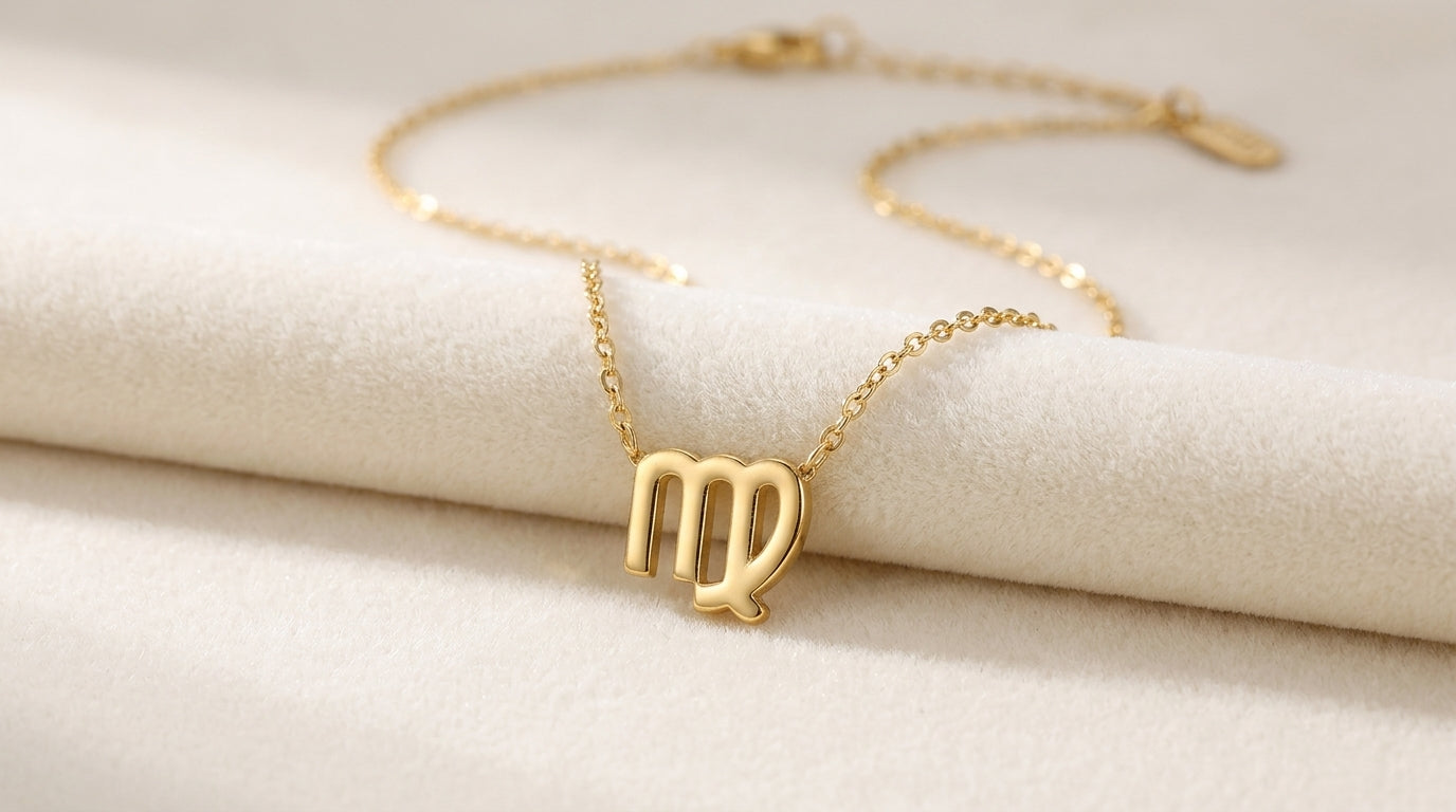 Zodiac Pendant Necklace With Card