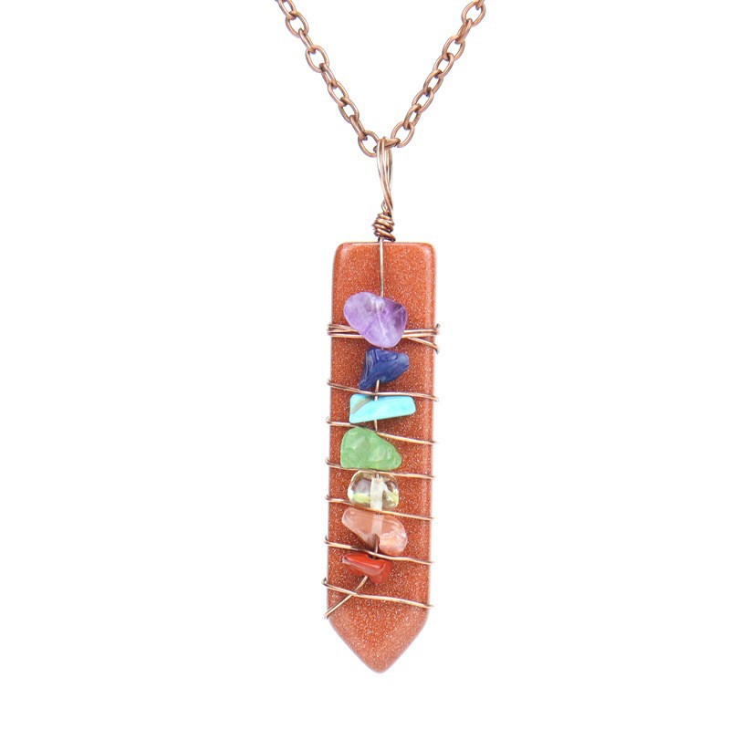 Healing Crystal Unity Pendant Necklace