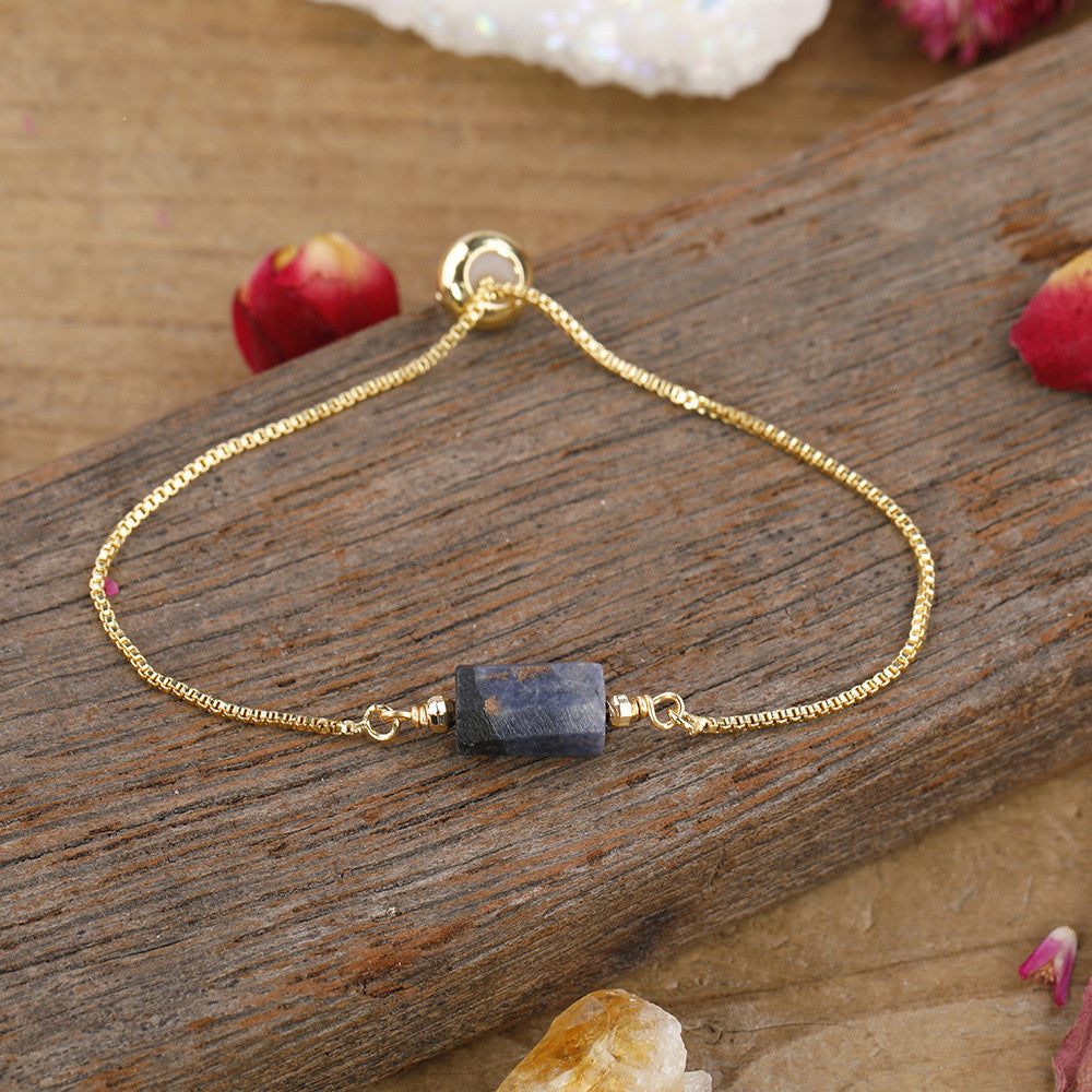 Sacrametal Healing Crystal Bracelet : Minimalist Intention Jewelry