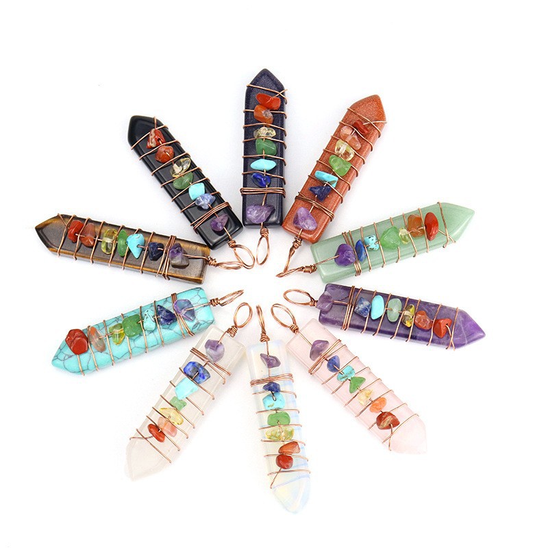 Healing Crystal Unity Pendant Necklace