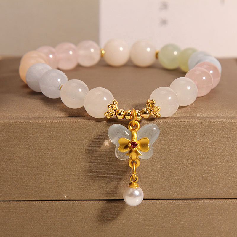 Sacrametal Rose Quartz & Crystal Bracelet: Healing Intentions
