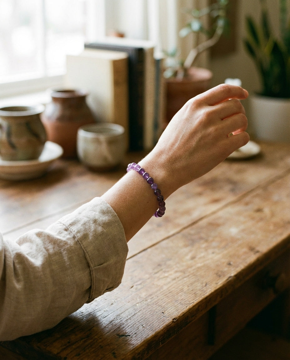 Healing Crystal Beaded Bracelet | Multi-Stone Intention