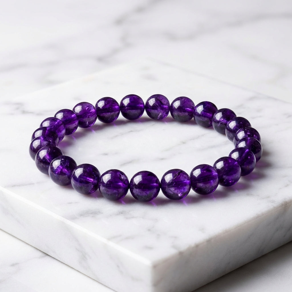 Healing Crystal Beaded Bracelet | Multi-Stone Intention