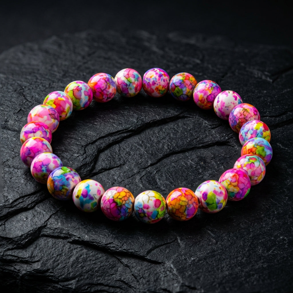 Healing Crystal Beaded Bracelet | Multi-Stone Intention