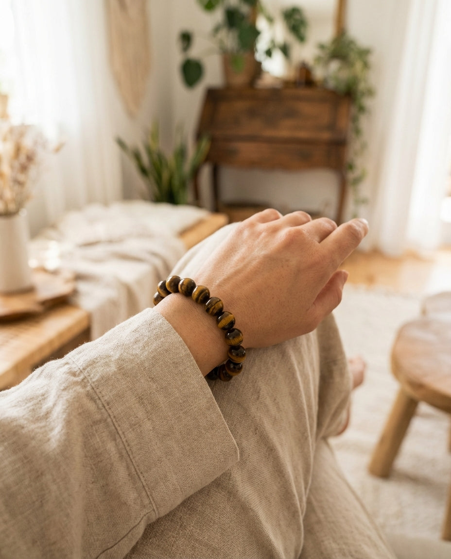 Healing Crystal Beaded Bracelet | Multi-Stone Intention