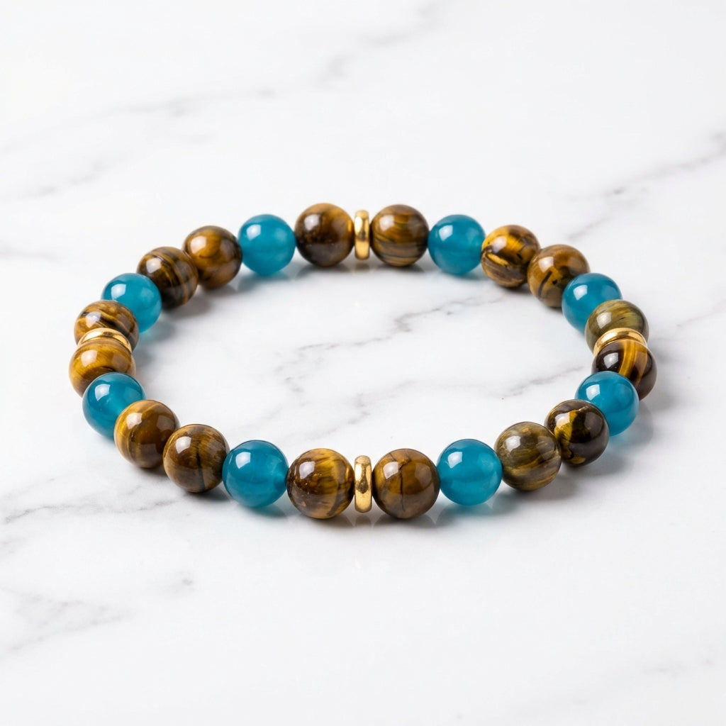 Healing Crystal Beaded Bracelet | Multi-Stone Intention