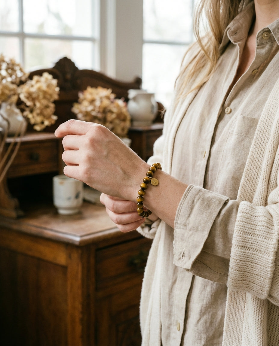 Healing Crystal Beaded Bracelet | Multi-Stone Intention