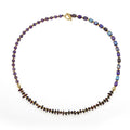 Amethyst Round Beads Stone Bracelet And Necklace