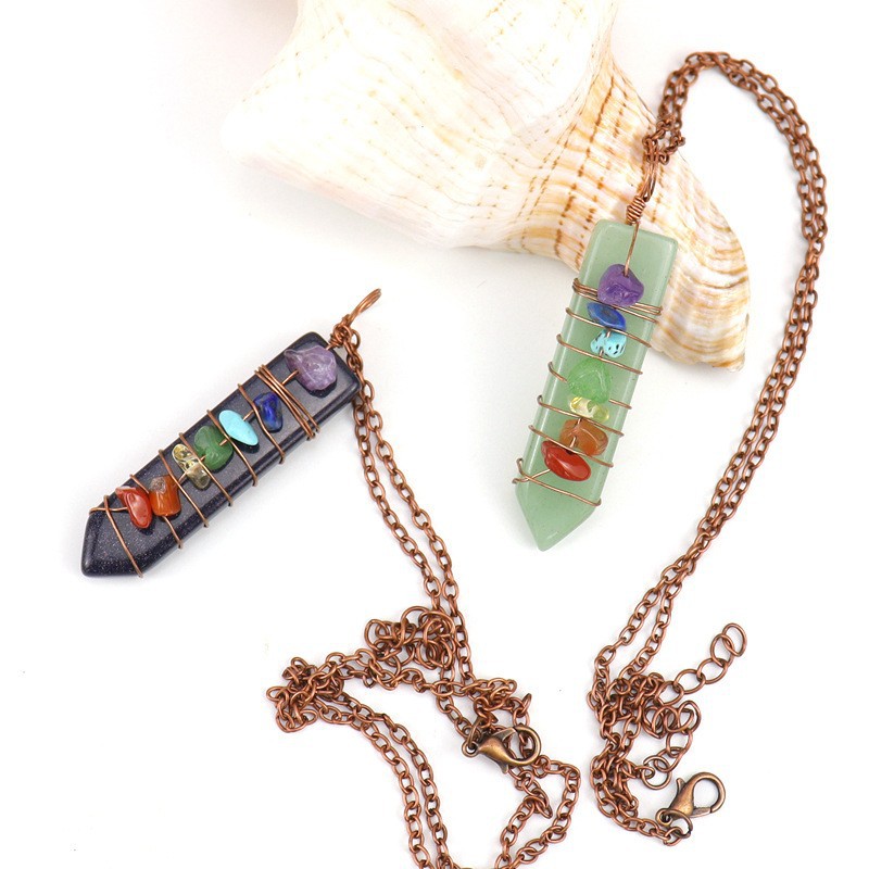 Healing Crystal Unity Pendant Necklace