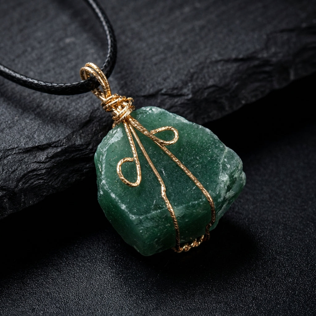 Sacrametal Wire Wrapped Crystal Pendant: Intention & Grounding