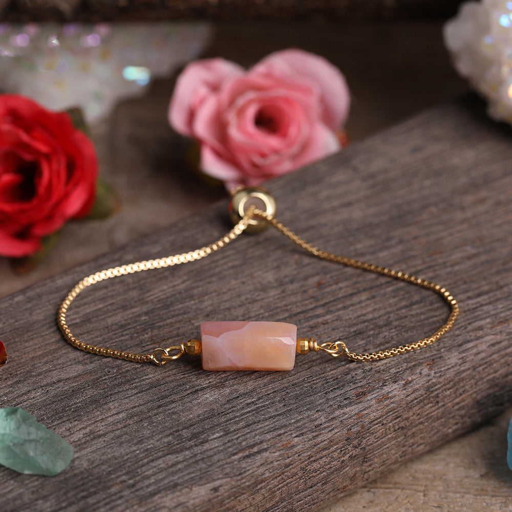 Sacrametal Healing Crystal Bracelet : Minimalist Intention Jewelry