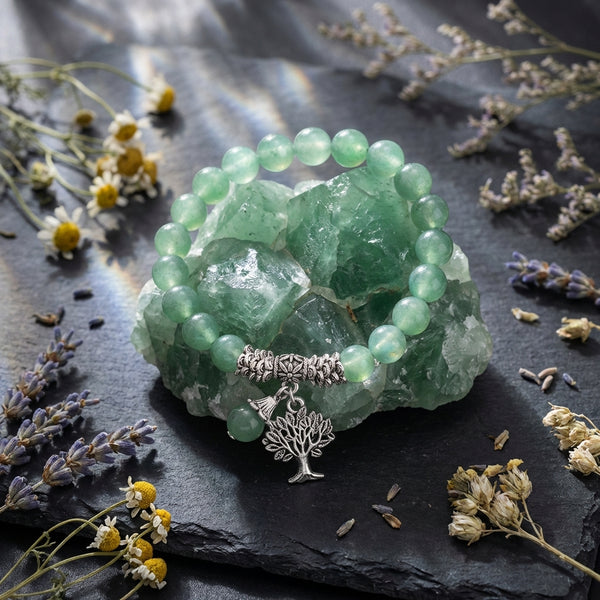 Aventurine Healing Crystal Bracelet: Grounding Intention