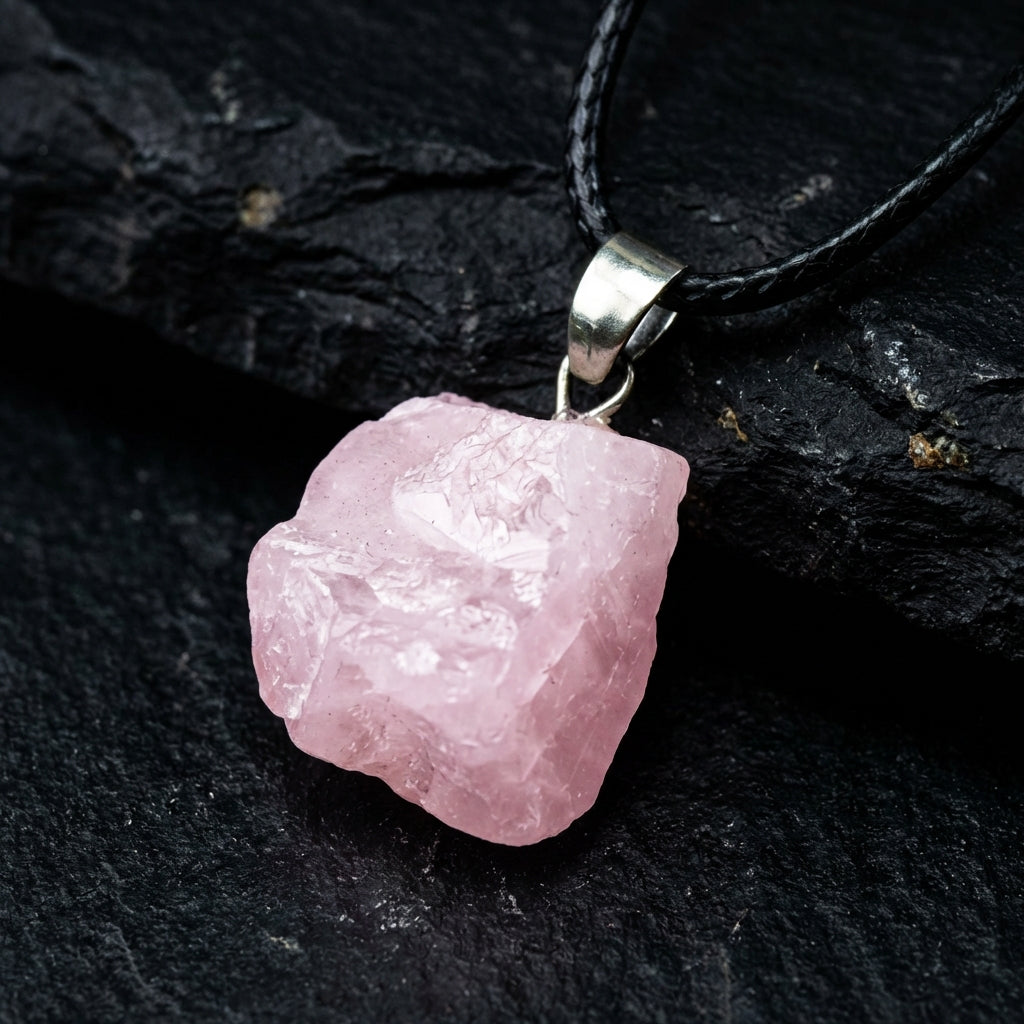 Handcrafted Crystal Tower Necklace - Amethyst, Rose Quartz, Citrine & More