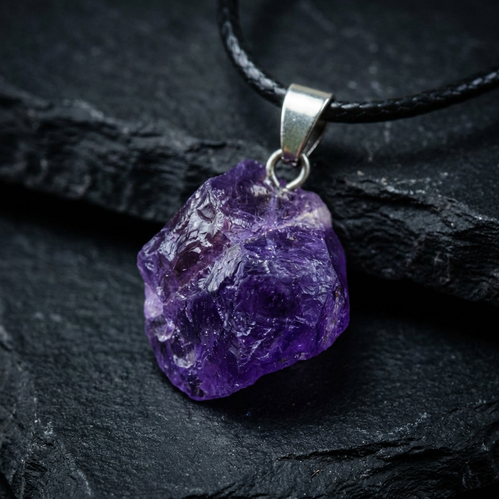 Handcrafted Crystal Tower Necklace - Amethyst, Rose Quartz, Citrine & More