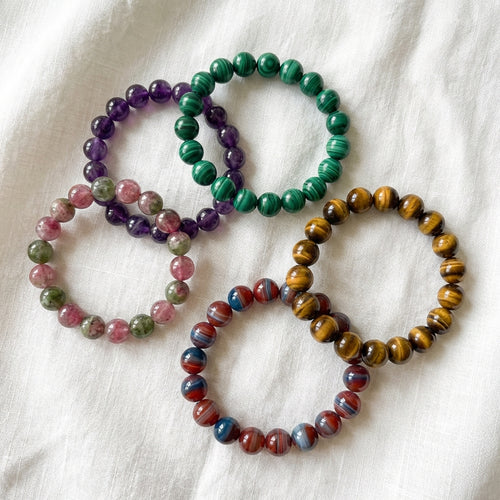 Healing Crystal Beaded Bracelet | Multi-Stone Intention