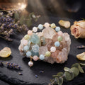 Sacrametal Morganite & Aquamarine Bracelet: A Beaded Healing Crystal