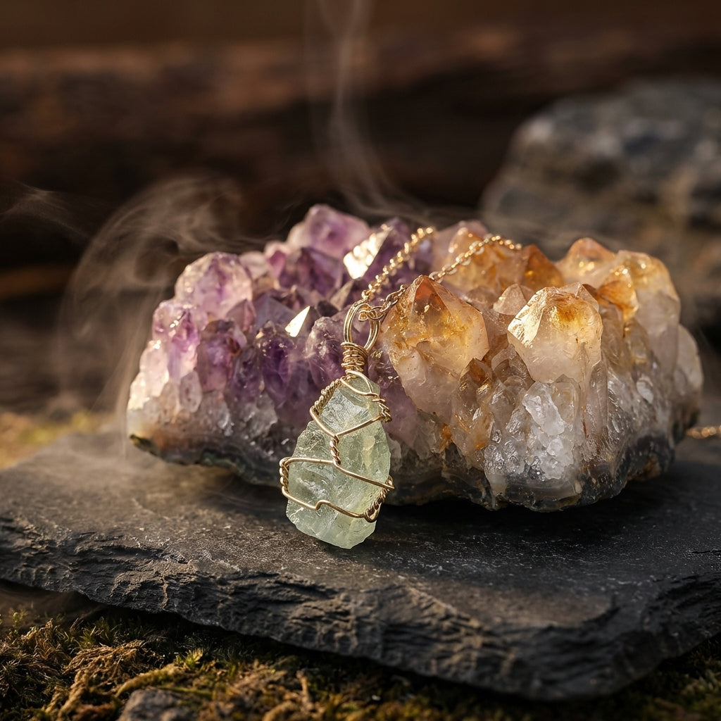 Sacrametal Healing Crystal Pendant: Choose Your Stone