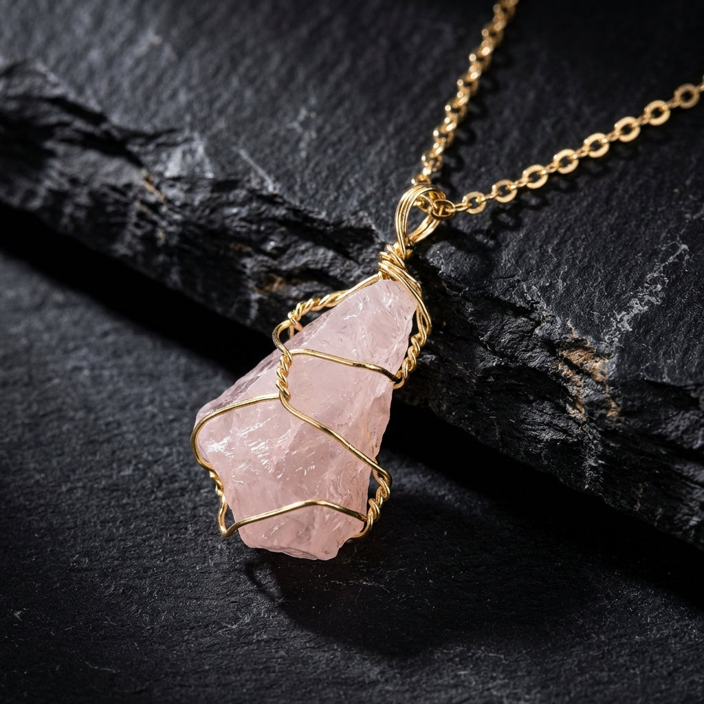 Sacrametal Healing Crystal Pendant: Choose Your Stone