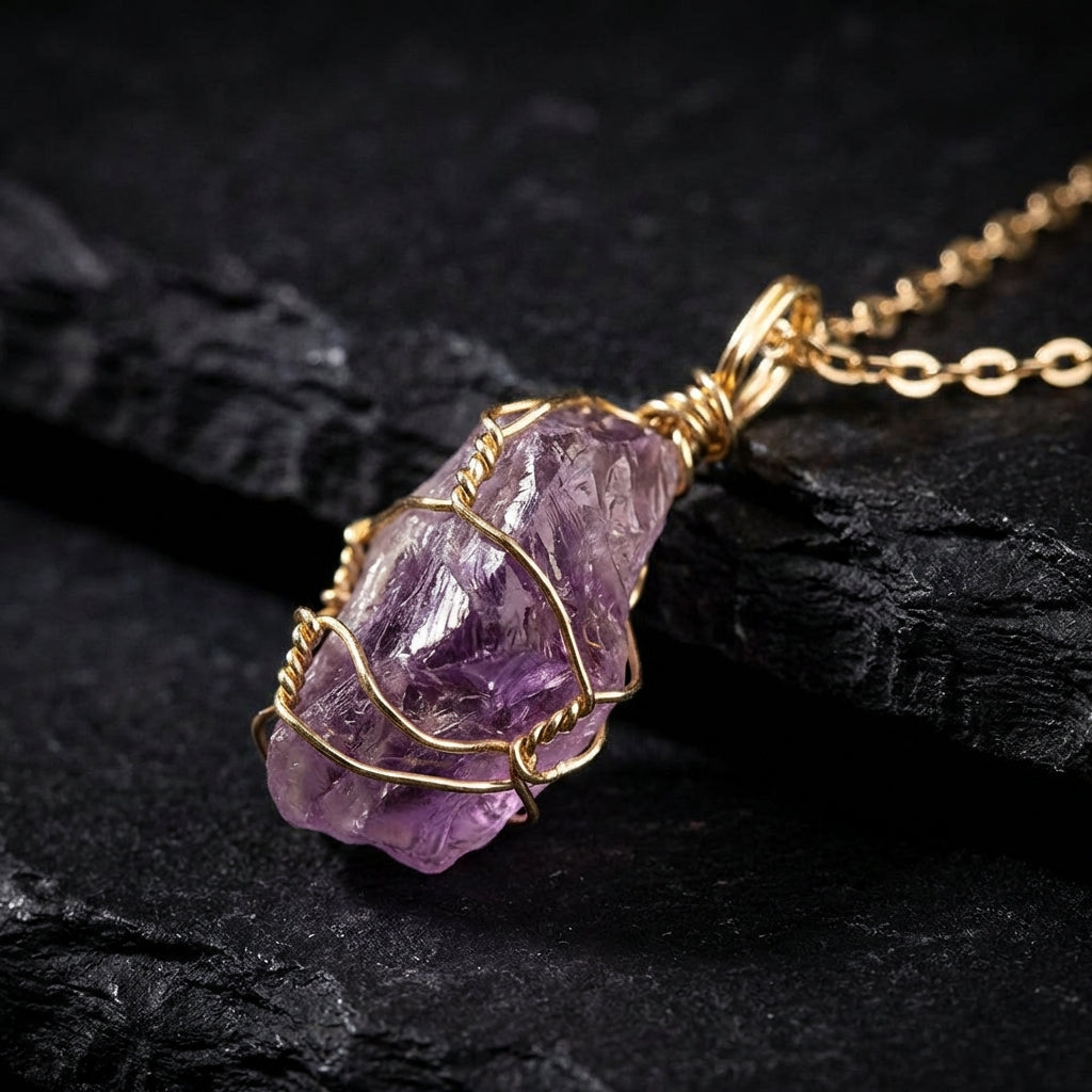 Sacrametal Healing Crystal Pendant: Choose Your Stone