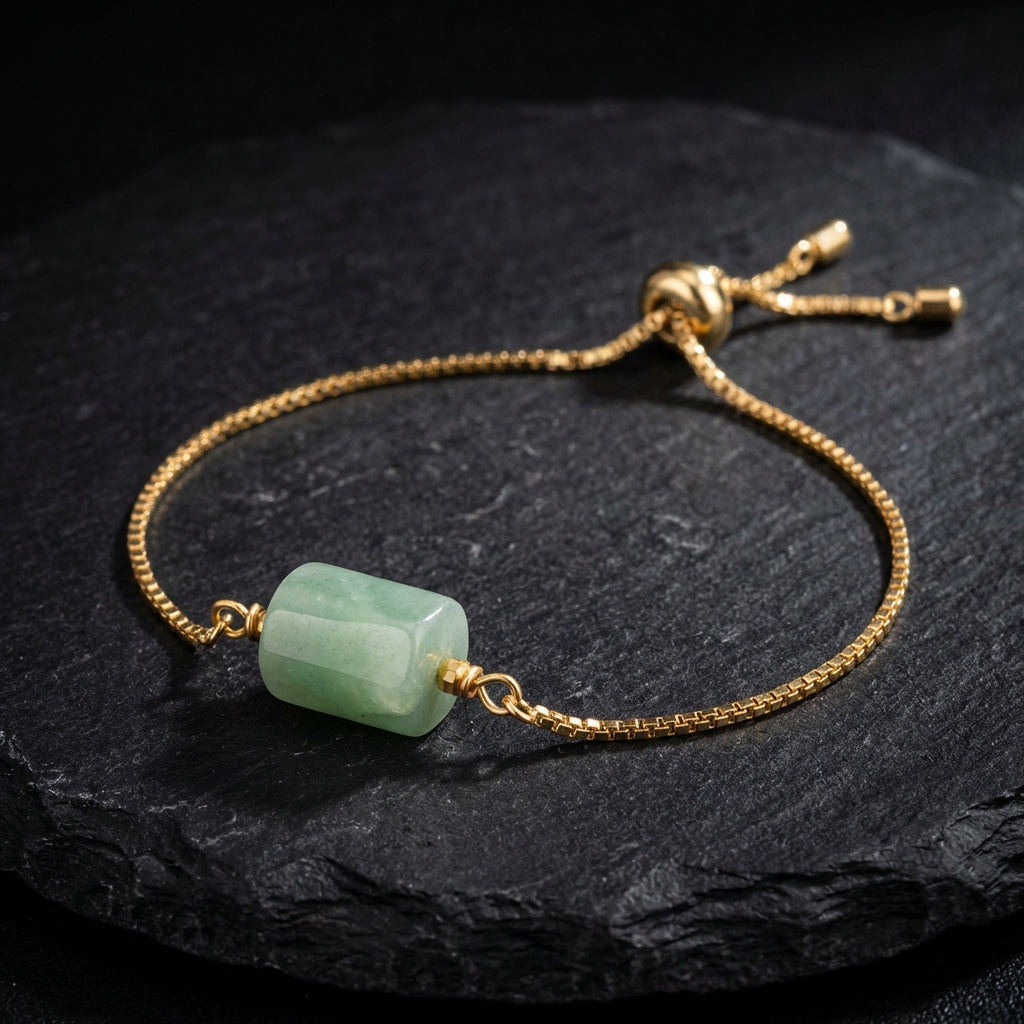 Sacrametal Healing Crystal Bracelet : Minimalist Intention Jewelry