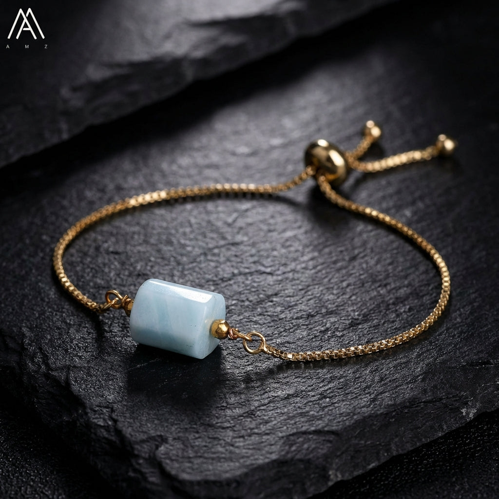 Sacrametal Healing Crystal Bracelet : Minimalist Intention Jewelry