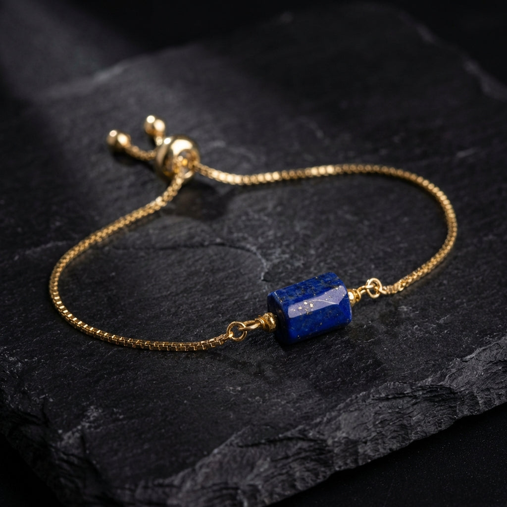 Sacrametal Healing Crystal Bracelet : Minimalist Intention Jewelry