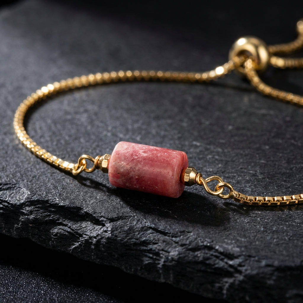 Sacrametal Healing Crystal Bracelet : Minimalist Intention Jewelry